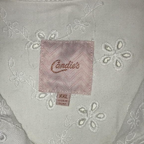 Candies Jean Jacket White size XXL - Picture 2 of 7